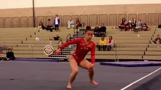 katelyn ohashi injures her knee at Nationals  from Universal Sports [upl. by Benil]