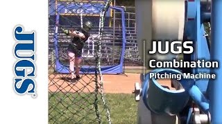 Combination Pitching Machine for Baseball and Softball  JUGS Sports [upl. by Wilinski]