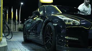 Razihel  Faster Bass Boosted Black R35 GTR Spitting Flames 4K [upl. by Ecreip]