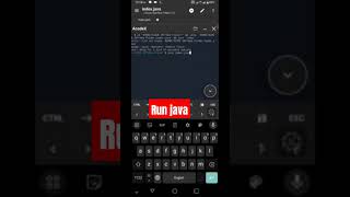 Run java in mobileRun java in acode app [upl. by Lohse]
