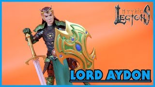 Four Horsemen Mythic Legions Advent of Decay LORD AYDON Action Figure Toy Review [upl. by Hansiain]