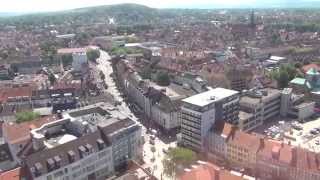 Hildesheim Schuhstraße von Oben in HD [upl. by Biron]