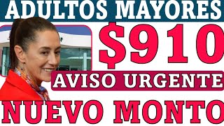 910 💥 NUEVO APOYO BIENESTA 🎁 AVISO URGENTE ADULTOS MAYORES💣 EN 2025 ACTUALIZACIÓN DE TUS PAGOS🤑 [upl. by Toma442]