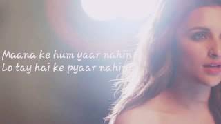 Whatsapp Status ❤️❤️ Maana ke hum yaar nahi Parineeti [upl. by Vitek]