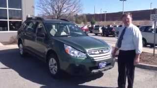 New 2013 Subaru Outback Cypress Green Pearl  Twin City Subaru Vermont [upl. by Gnuhc798]