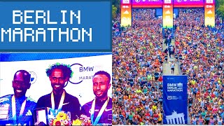 Fastest Marathon Ever Berlin Marathon 2024 Highlights [upl. by Sallad]