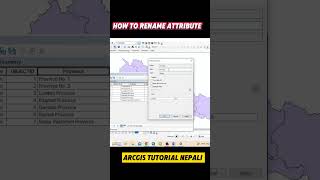 How to Rename Fields in ArcGIS ArcGIS shorts Shorts [upl. by Lukasz]