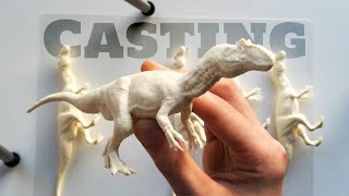 Casting an Allosaurus Dinosaur Model with Resin [upl. by Asira]