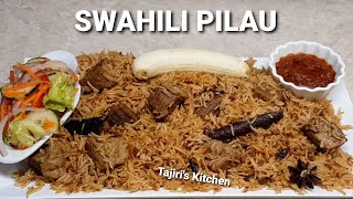 Pilau Yakizamani  Mombasa Pilau How to Make Amazing Kenya Swahili Pilau Tajiris Kitchen [upl. by Ssilb]