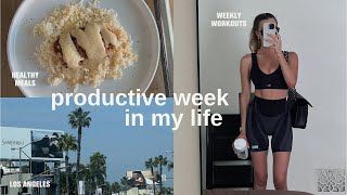 week in my life in LA  productive week workouts dinner with me [upl. by Yak]