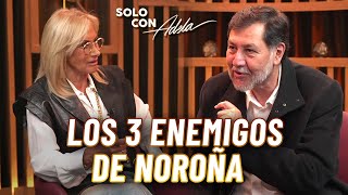 Noroña niega tener un bozal por parte de MORENA con su nuevo cargo en el Senado  Solo con Adela [upl. by Martguerita]