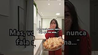 Mentira falo tda hora ❤️🥰 pão amor comida doces [upl. by Sidran283]