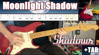 Moonlight Shadow  The Shadows Version Cover  TAB [upl. by Lilahk]