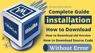 How to download Virtual Box Windows 32bit  64bit  windows 7  windows 81  windows 10  win10pro [upl. by Ahsiruam601]