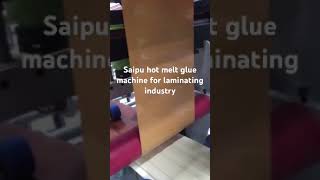 Hot melt glue machine for laminatingcoating and profile wrapping industry [upl. by Llenrev]