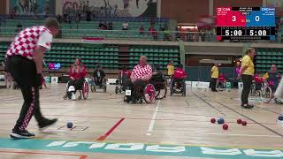 Póvoa de Varzim World Boccia Cup 14072024 CANADA vs CROATIA BC4 [upl. by Onoitna816]