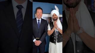 Diljit Dosanjh at Jimmy Fallon Show jimmyfallon diljitdosanjh punjab [upl. by Enneyehc]