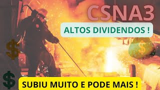 CSNA3 ALTOS DIVIDENDOS  CSN SUBIU MUITO E PODE AINDA MAIS EM 2024 [upl. by Esilegna6]