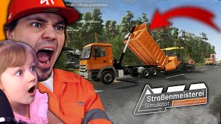 Naprawiamy NIEMIECKIE autostrady i LEJEMY BETON w STRAßENMEISTEREI SIMULATOR 😁 [upl. by Rosemaria]