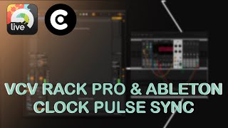 VCV Rack Pro amp Ableton 11  clock pulse sync [upl. by Enomaj266]