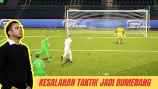 KESALAHAN TAKTIK JADI BUMERANG 😴  TOP ELEVEN 2025 [upl. by Aissej511]