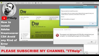 Dreamweaverexe – System Error  mfc120udll is missing your computer  How to Install Dreamweaver [upl. by Attekal]