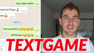 TEXTGAME Wie schreibt man einer Frau Vom Kennenlernen zum Date Kompletter Chat Verlauf [upl. by Enos]