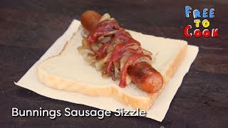 How to cook a Bunnings Sausage Sizzle [upl. by Laurianne]