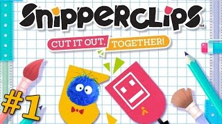 Lets Play Snipperclips With Chris from Rogueliker [upl. by Vyky]