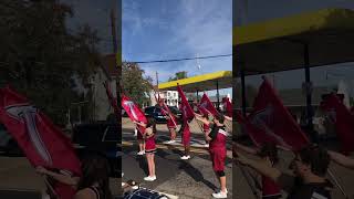 Troys homecoming parade was so cool drumband marchingband fyp parade funband [upl. by Reve]