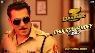 Dabangg 3 Chulbul Pandey is Back  Salman Khan  Sonakshi Sinha  Prabhu Deva  20th Dec19 [upl. by Teresa966]