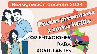 ⏺👨‍🎓ORIENTACIONES REASIGNACIÓN DOCENTE 2024 [upl. by Nelda]