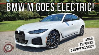 The 2022 BMW i4 M50 Is A Really Impressive Electric German Luxury Sport Sedan [upl. by Nnaeirrac]