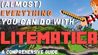 How to USE Litematica Everything You Can Do With It Almost Minecraft Java Tutorial [upl. by Bohner]