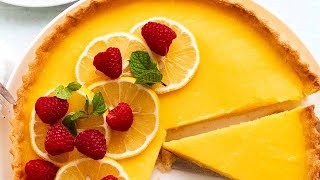 Lemon Tart French Tarte au Citron [upl. by Mharg256]