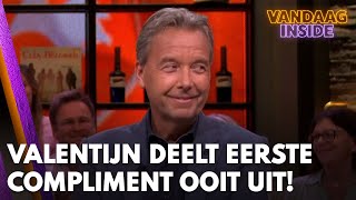 Zien om te geloven Valentijn Driessen deelt voor het eerst een compliment uit  VANDAAG INSIDE [upl. by Nyletak824]