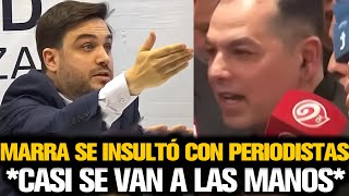 MARRA SE INSULTÓ CON PERIODISTAS CASI SE VAN A LAS MANOS [upl. by Learsi]