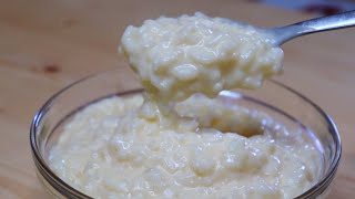 CREAMY RICE PUDDING NO EGGS  EASY AND SIMPLE RICE PUDDING  HOW TO MAKE RICE PUDDING PUDDING RECIPE [upl. by Anelav403]