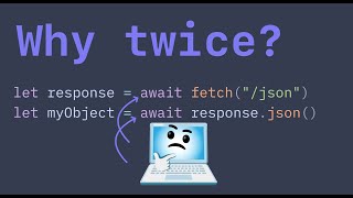 Why does JavaScripts fetch make me wait TWICE [upl. by Sophey345]