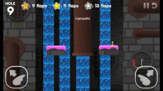 Flappy Golf 2  Sewer Land Hole 9  8 Flaps [upl. by Isolda]