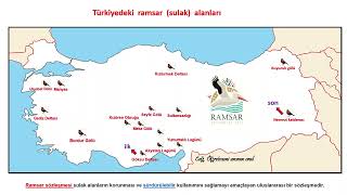 Türkiyedeki Ramsar sulak Alanları   YKSKPSS 2022 [upl. by Leugimesoj]