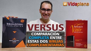 EL VIDEO MÁS ESPERADO  Biblia de Estudio Teológico VERSUS Biblia de estudio DIARIO VIVIR [upl. by Loredo]