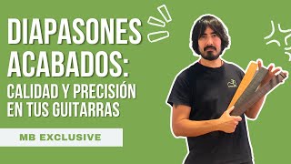 Diapasones acabados Maderas Barber calidad y precisión para tus guitarras [upl. by Tannenbaum]