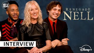 Renegade Nell  Joely Richardson Frank Dillane Enyi Okoronkwo on discovering the new shows magic [upl. by Houlberg862]