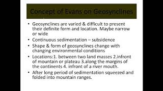 Concepts on geosyncline [upl. by Alimrahs]