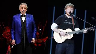 ED SHEERAN amp ANDREA BOCELLI  PERFECT LYRICS [upl. by Atinuhs790]