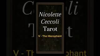 Nicolette Ceccoli Tarot V  The hierophant guidance tarotcards tarotreading help [upl. by Darwen881]