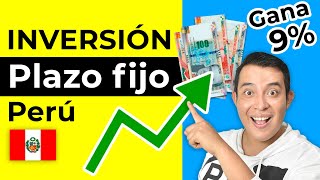 INVERSION PLAZO FIJO PERU ¿Qué es PLAZO FIJO y cómo funciona [upl. by Notled]