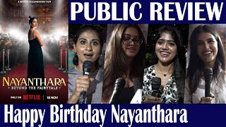 Nayanthara  Beyond The Fairy Tale  Public Review  nayanthara vigneshshivan netflix dhanush [upl. by Giraud]