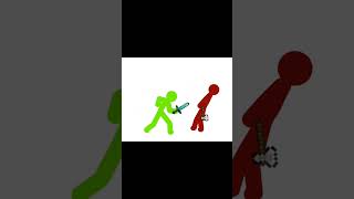 Red vs green Sword fight Minecraft shorts animation mcpe [upl. by Carlos]